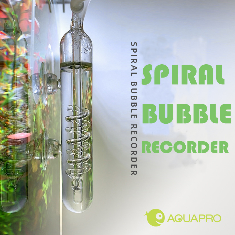 Planted Aquarium Ada - Acuario espiral burbuja grabadora difusor contador