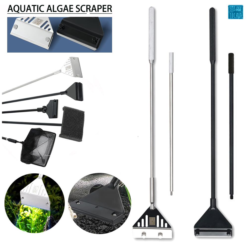 Planted Aquarium Cleaning Kit - Cuchilla raspadora de algas de acero
