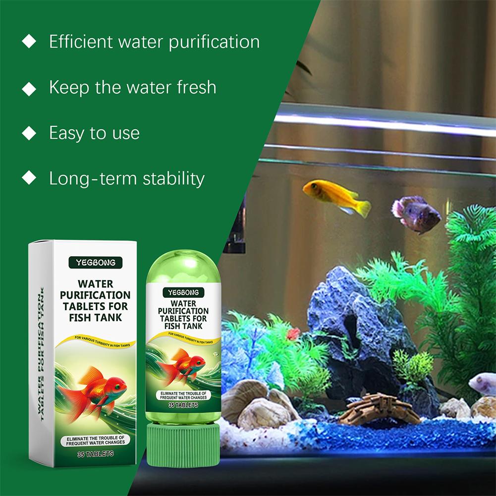 Planted Aquarium Cleaning - Tabletas Purificadoras de Agua para Acuarios,