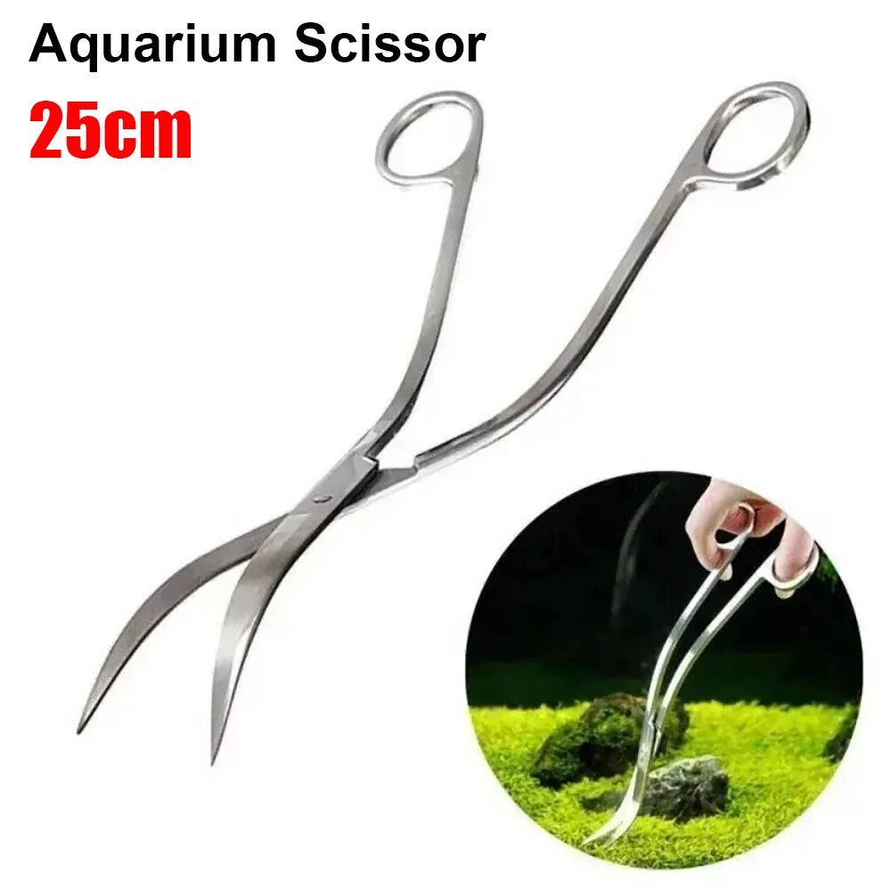 Planted Aquarium Cleaning - Tijeras para Acuario de Acero Inoxidable,