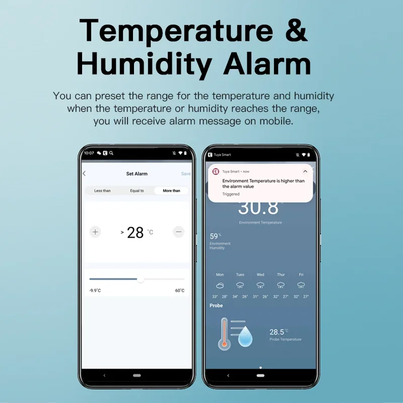 Sensor de temperatura y humeda - Aquarium Plant Original reseña y precio