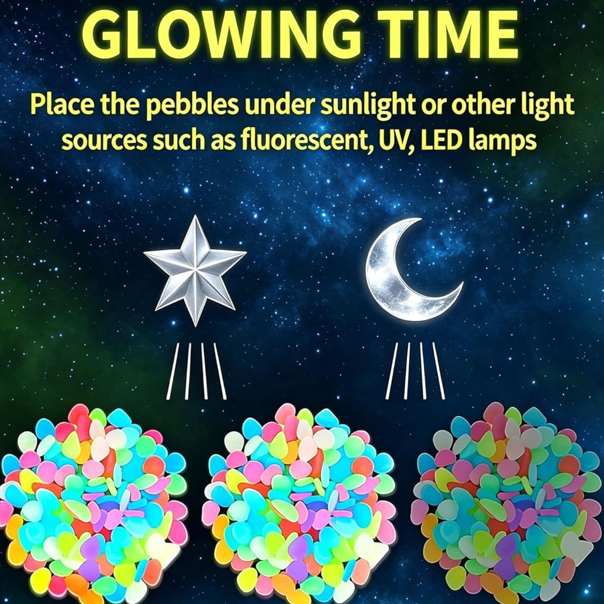 Piedras luminosas coloridas qu - Aquarium Plant Original reseña y precio